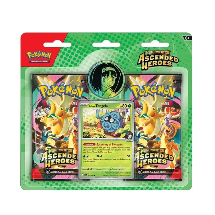 Ascended Heroes 2 Pack Blister Erika's Tangela